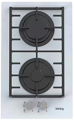 Газовая стеклянная варочная панель Korting HGG 3825 CW