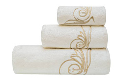 145ERT-00601 Полотенце Лирика модал белое 50*90