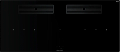 Индукционная варочная поверхность с вытяжкой Kuppersbusch KMI 12850.0 SR-S Black Chrome