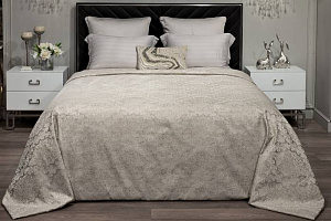 121GD-12125 Комплект Emotion бежевый( покрывало 260*260 и 2 наволочки 50*70)