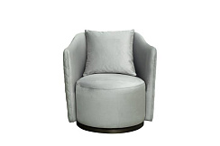 Кресло Verona вращающееся, велюр мятный Colt025-MINT/бронза 70*77*80см