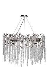 86-70628 Люстра d.80*45см, металл цвет серебро