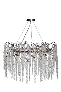 86-70628 Люстра d.80*45см, металл цвет серебро
