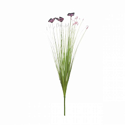 8J-15AB0002 Стебли травы с бабочками 70 см (крас.) (24)