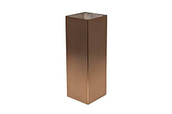 58DB-18002 Ваза нерж.ст/мат.бронза 10*10*30см