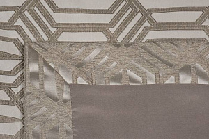 121GD-12126 Комплект Artdeco серый( покрывало 260*260 и 2 наволочки 50*70)