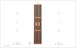 Варочная панель с вытяжкой Kuppersbusch KMI 8500.0 WR Copper