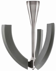 Венчик с гибкими силиконовыми краями Smeg SMFB02