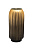 71PN-52240 Ваза декоративная стекл. золотая 14,6*14,6*32см
