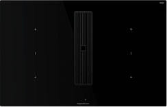 Индукционная варочная панель с вытяжкой Kuppersbusch KMI 8350.0 SR Black Velvet