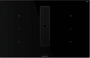 Индукционная варочная панель с вытяжкой Kuppersbusch KMI 8350.0 SR Black Velvet