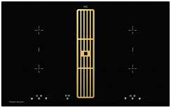 Индукционная варочная панель с вытяжкой Kuppersbusch KMI 8500.0 SR Gold
