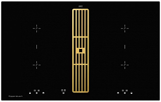 Индукционная варочная панель с вытяжкой Kuppersbusch KMI 8500.0 SR Gold