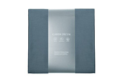 130HB-00057 Простыня на резинке сатин зеленый  90*200*22