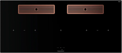 Индукционная варочная поверхность с вытяжкой Kuppersbusch KMI 12850.0 SR-S Copper