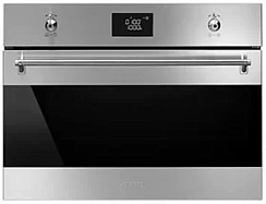 Компактный многофункциональный духовой шкаф Smeg SF4390MCX