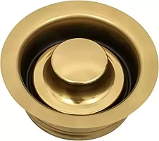 Металлическая горловина с ситечком для вставки Bone Crusher LB9143+LB9138 матовое золото