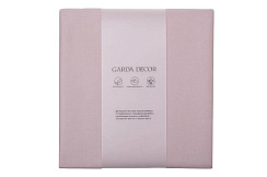 130HB-BSH9030-PROS ROS Простыня на резинке сатин пудреная роза 90*200*22