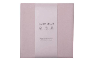 130HB-BSH9030-PROS ROS Простыня на резинке сатин пудреная роза 90*200*22