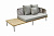 129KN-03046 Диван трехместный правосторонний 
