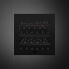 Встраиваемый холодильный шкаф для вина Smeg CVI629NR3