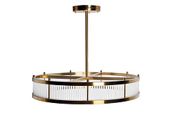 K2KM12850 Люстра Анкона (Ancona) круглая бронза/стекло прозр. d85см