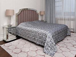 121GD-14615 Покрывало HOUSTON синее со стежкой 260*260