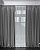 121GD-00042 Портьера Хьюстон (Houston) 110 серая 275*260см