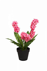 8J-K0013/1 Гиацинт в горшочке розовый 40 см (6)