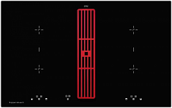 Индукционная варочная панель с вытяжкой Kuppersbusch KMI 8500.0 SR Hot Chili