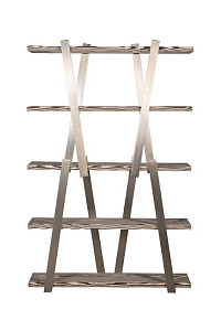 58DB-16000 Стеллаж Zebrano 120*33,5*185,5см