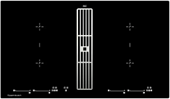 Варочная панель с вытяжкой Kuppersbusch KMI 9800.0 SR Stainless Steel