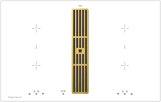 Варочная панель с вытяжкой Kuppersbusch KMI 8500.0 WR Gold