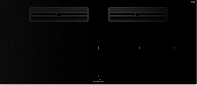 Индукционная варочная поверхность с вытяжкой Kuppersbusch KMI 12850.0 SR-S Black Velvet