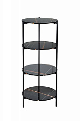 30B-STEL-961 Стеллаж черный d80*139см