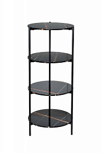 30B-STEL-961 Стеллаж черный d80*139см