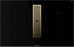 Индукционная варочная панель с вытяжкой Kuppersbusch KMI 8350.0 SR Gold