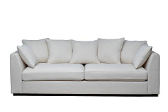 Диван Roberto трехместный, рогожка кремовый BOTEGA SVBEG 250*100*90см