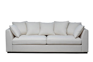 Диван Roberto трехместный, рогожка кремовый BOTEGA SVBEG 250*100*90см