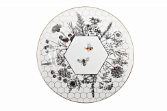26FC-TAR-HONEYCOMB-20 Тарелка-купе HONEYCOMB пчёлки 20см (2)