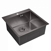 Мойка универсального монтажа EMB-116 PVD Nano Dark