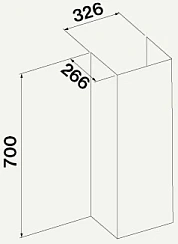 Комплект для удлинения Falmec KACL.1027#HF