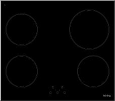 Варочная поверхность Korting HI 64021 B
