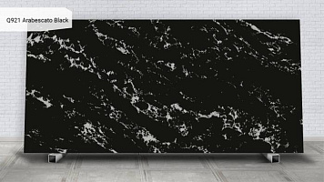 Q921  Arabescato Black