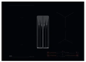 Варочная панель с вытяжкой AEG NCH74B01AB