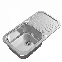 OULIN OL-307 (F&P) мойка врезная (+система PVC, гибкий слив, чаша (чаши) выпуска, крепления, уплотни