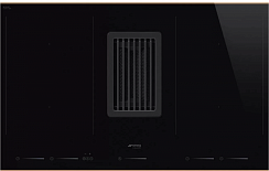 Варочная панель с вытяжкой Smeg HOBD682R