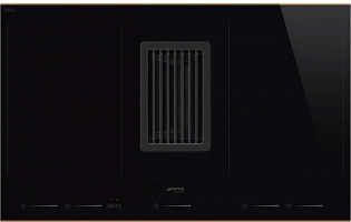 Варочная панель с вытяжкой Smeg HOBD682R