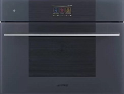Компактный духовой шкаф с пароваркой шкаф Smeg SO4104APG