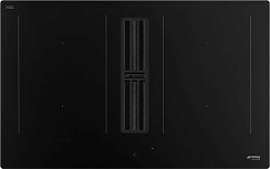 Варочная панель со встроенной вытяжкой Smeg HOBD382N2
